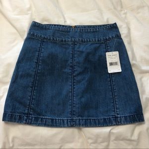 FREE PEOPLE DENIM SKIRT